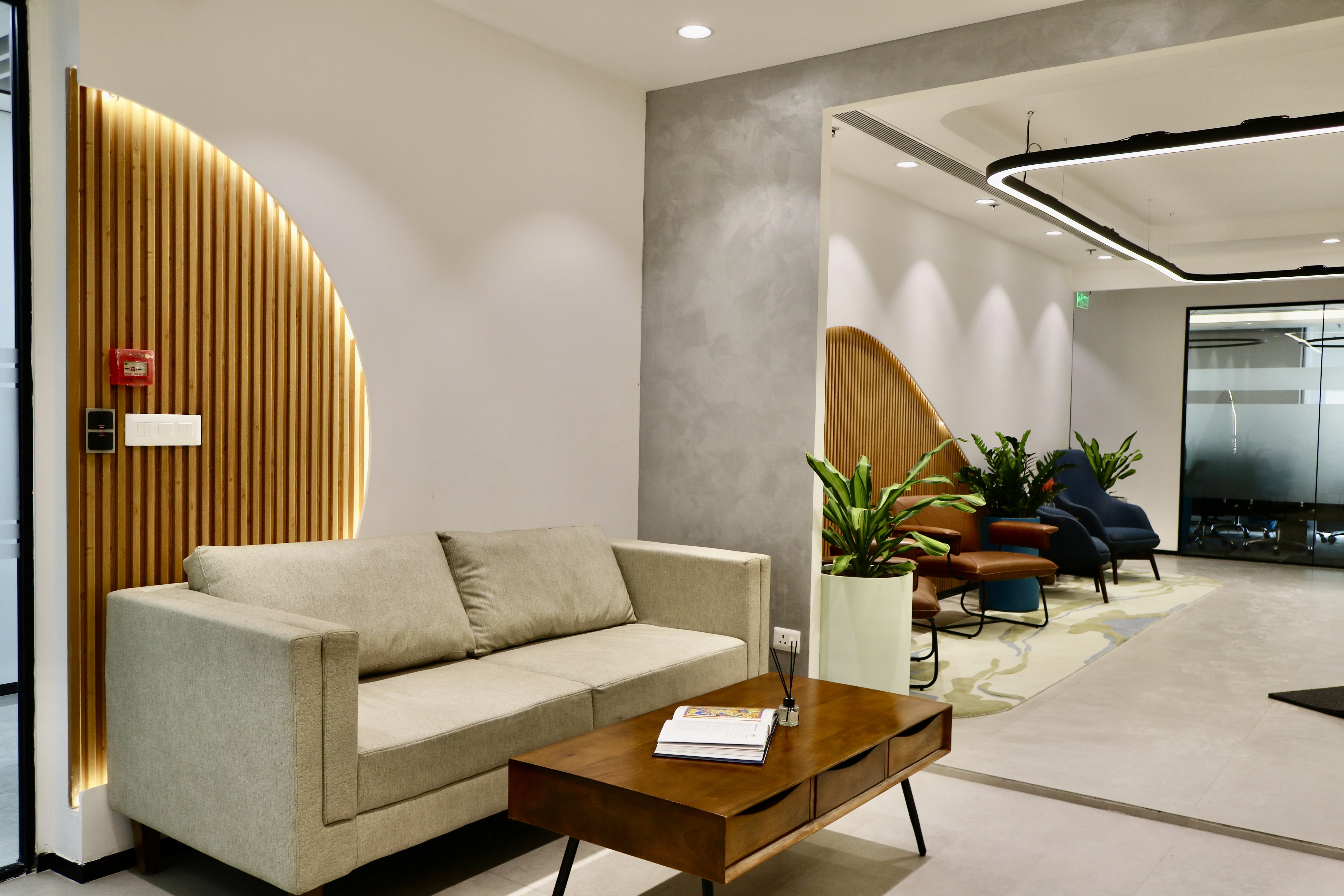 Project Echo lounge and waiting area