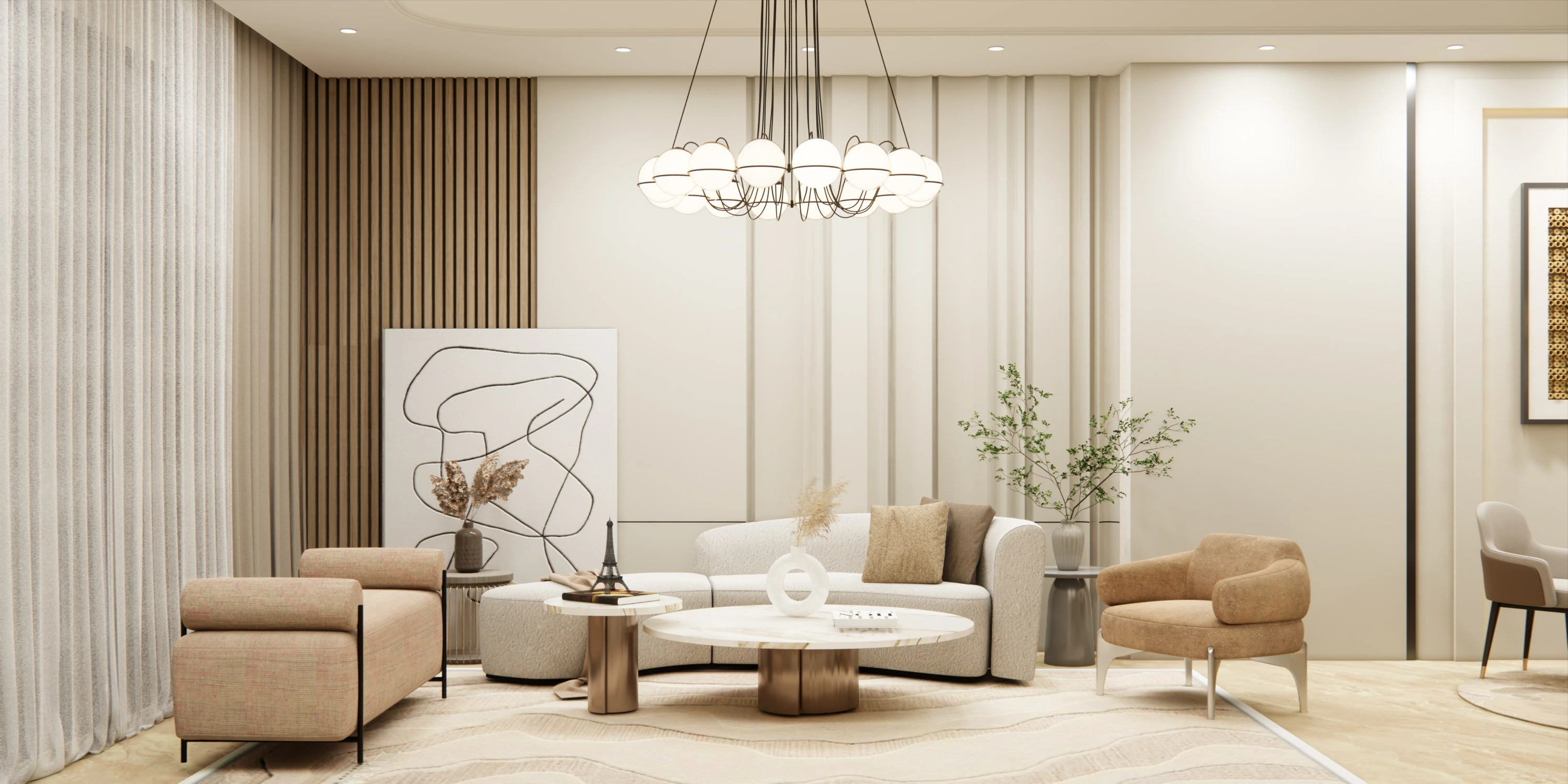 Noor Residence living room