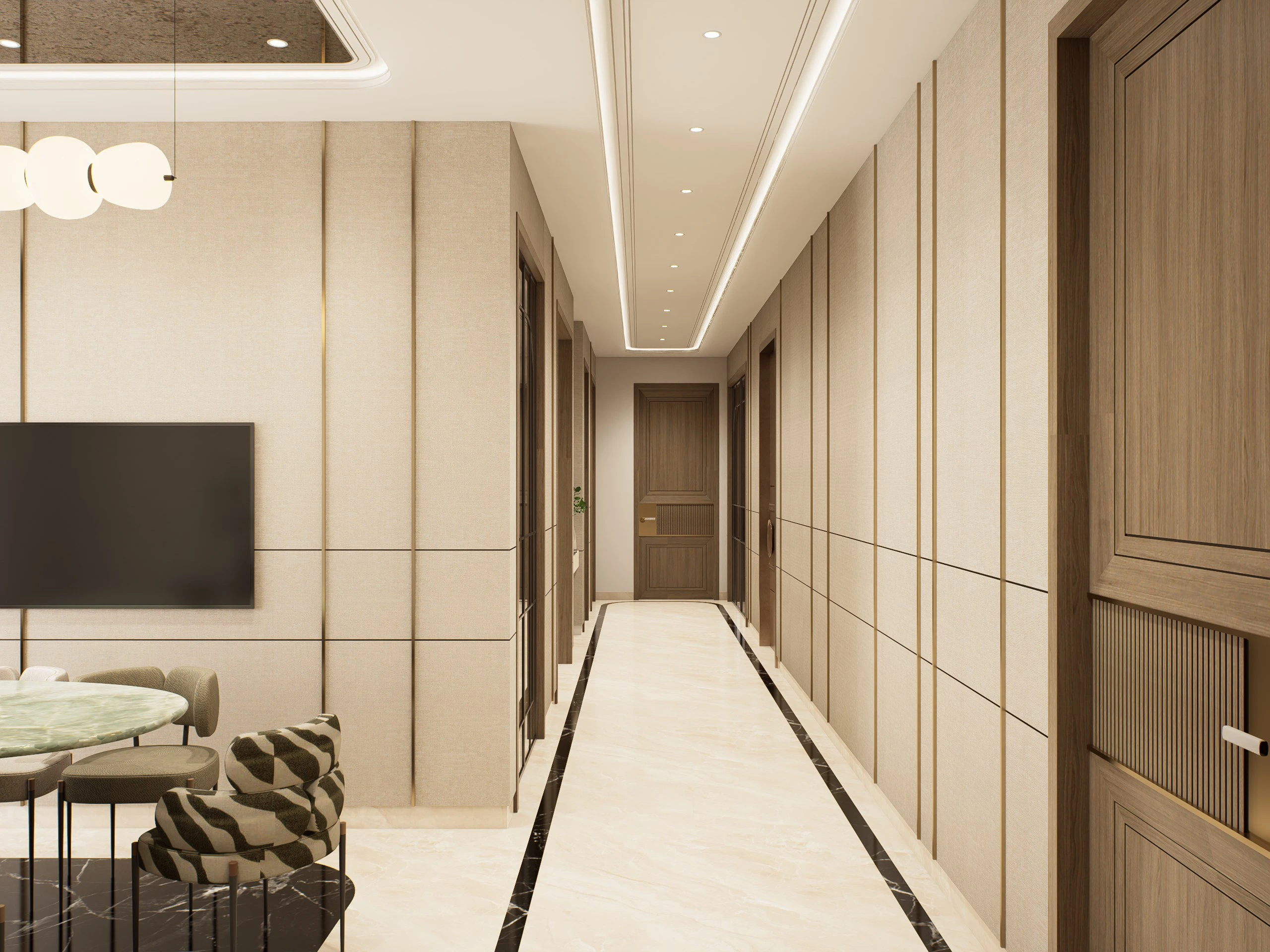 Noor Residence passage, alternate view